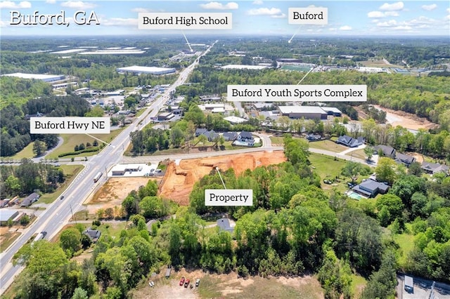 409 Thunder Rd, Buford, GA 30518 - aerial view of property's location