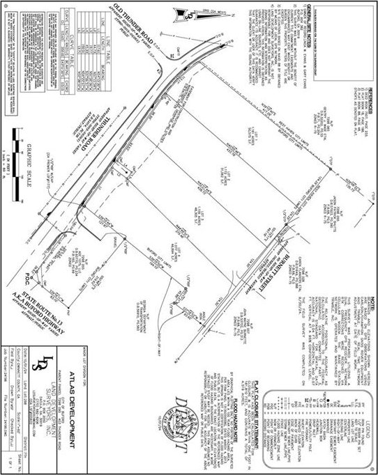 409 Thunder Rd, Buford, GA 30518 - survey map / technical document