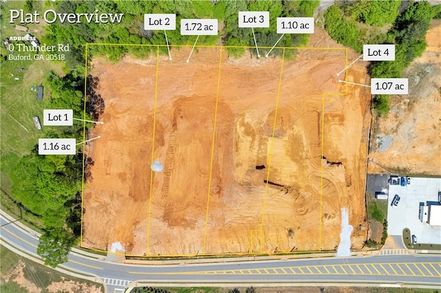 409 Thunder Rd, Buford, GA 30518 - aerial map of property and surrounding area