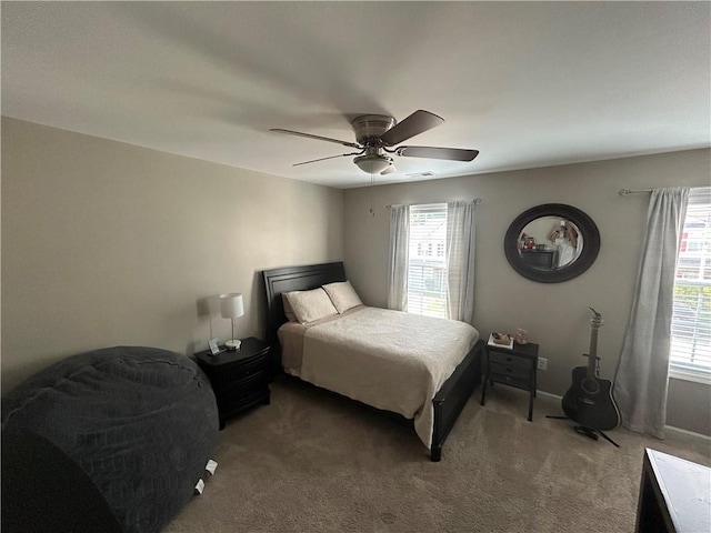 127 Spring Way Sq, Canton, GA 30114 - bedroom featuring carpet and ceiling fan