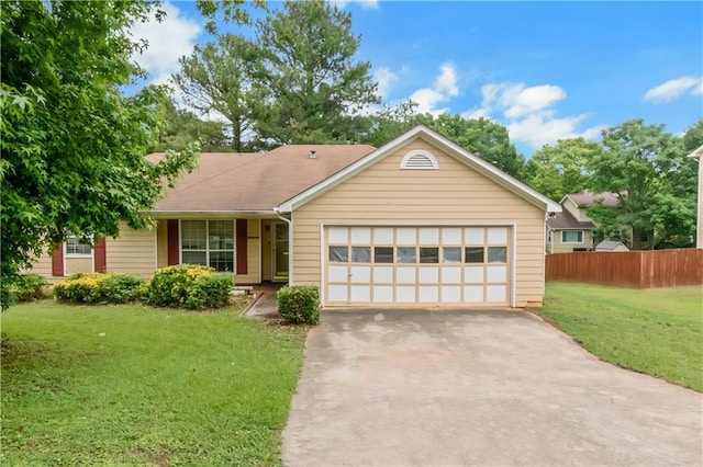 9550 Canvasback Ct, Jonesboro, GA 30238 - ranch-style house featuring an attached garage and driveway