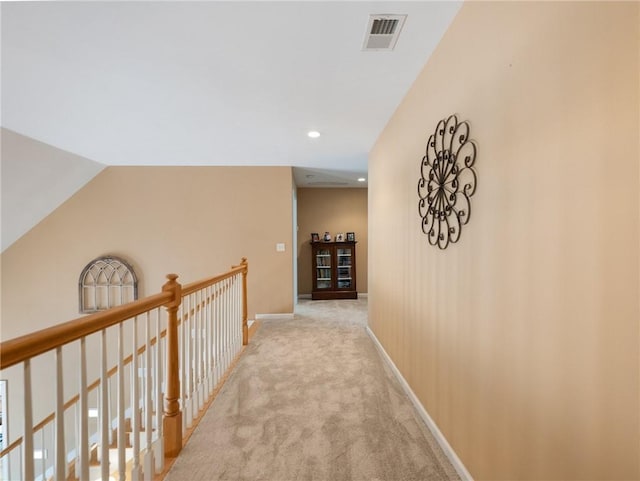 4523 Warwick Glen Pl, Flowery Branch, GA 30542 - corridor featuring light colored carpet and recessed lighting
