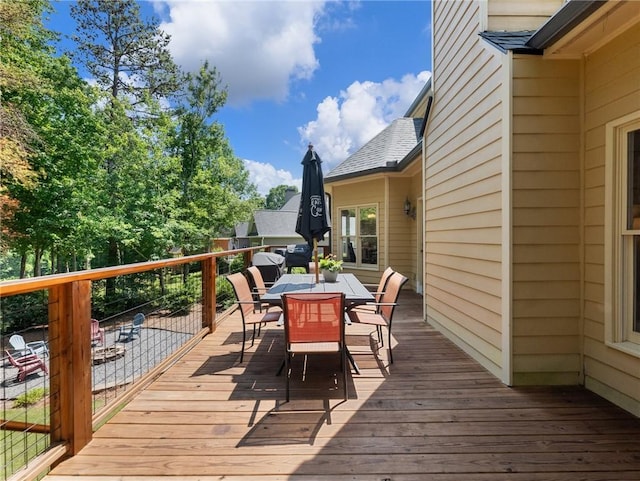 4523 Warwick Glen Pl, Flowery Branch, GA 30542 - deck with outdoor dining area