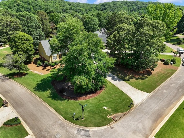 4523 Warwick Glen Pl, Flowery Branch, GA 30542 - aerial overview of property's location with a forest