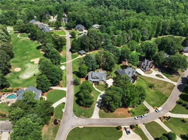 4523 Warwick Glen Pl, Flowery Branch, GA 30542 - aerial view of property and surrounding area with a heavily wooded area