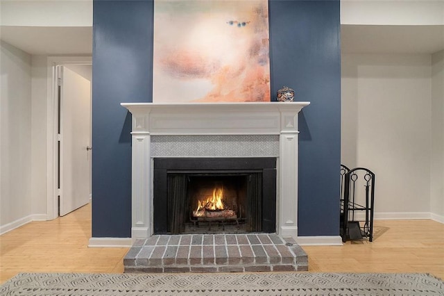 room details featuring wood-type flooring