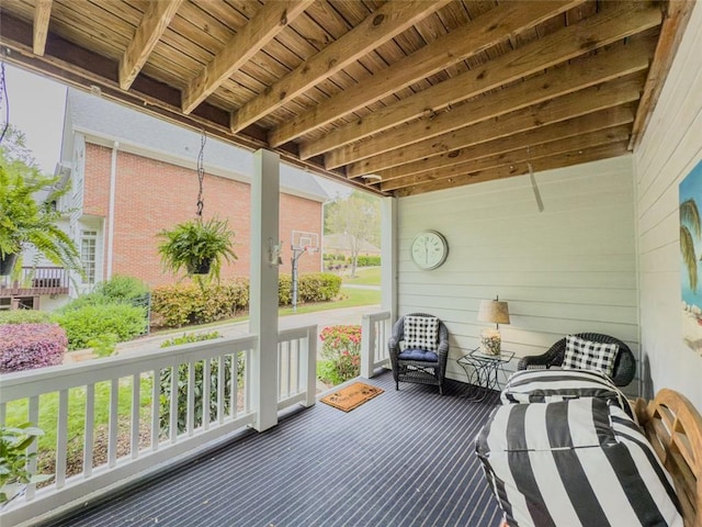 710 Bentgrass Ct, Dacula, GA 30019 - view of wooden porch