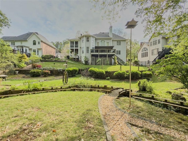 710 Bentgrass Ct, Dacula, GA 30019 - view of yard featuring stairway