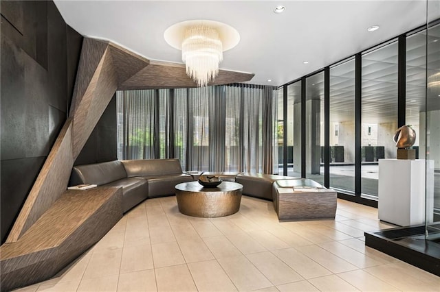 145 15th St NE Unit 435, Atlanta, GA 30309 - lobby featuring a wall of windows
