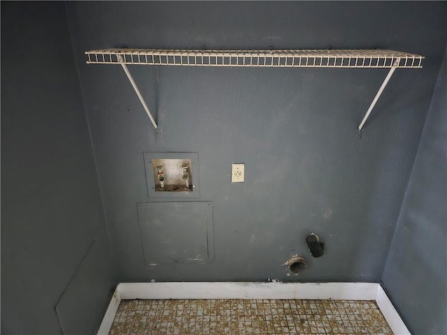 1203 Balboa Ct, Norcross, GA 30093 - laundry room with hookup for a washing machine and baseboards