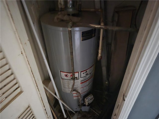 1203 Balboa Ct, Norcross, GA 30093 - utility room featuring gas water heater