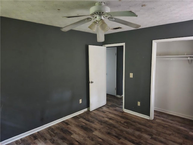 1203 Balboa Ct, Norcross, GA 30093 - unfurnished bedroom with wood finished floors, baseboards, and a ceiling fan