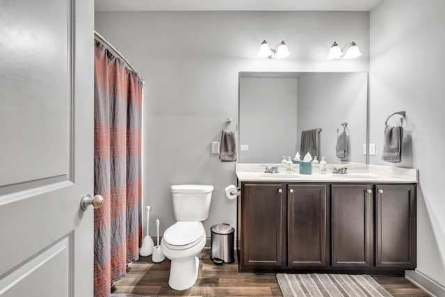 386 Summersong Pl, Talmo, GA 30575 - bathroom featuring double vanity and wood finished floors
