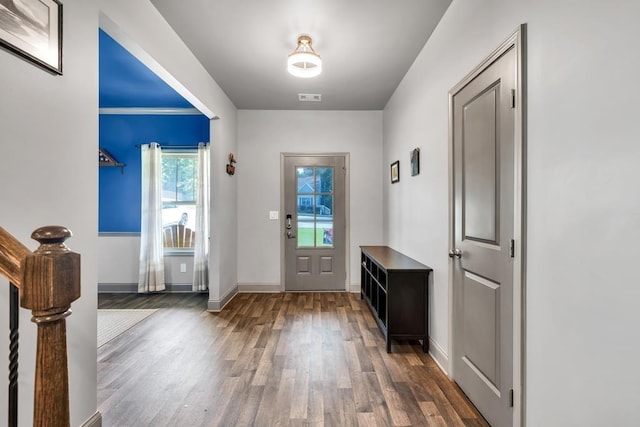 386 Summersong Pl, Talmo, GA 30575 - entryway featuring wood finished floors and baseboards