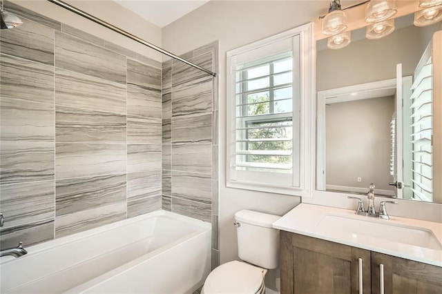 504 E Howard Ave, Decatur, GA 30030 - bathroom featuring vanity and bathing tub / shower combination