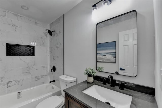 538 Center Hill Ave NW, Atlanta, GA 30318 - full bath with toilet, tub / shower combination, and vanity