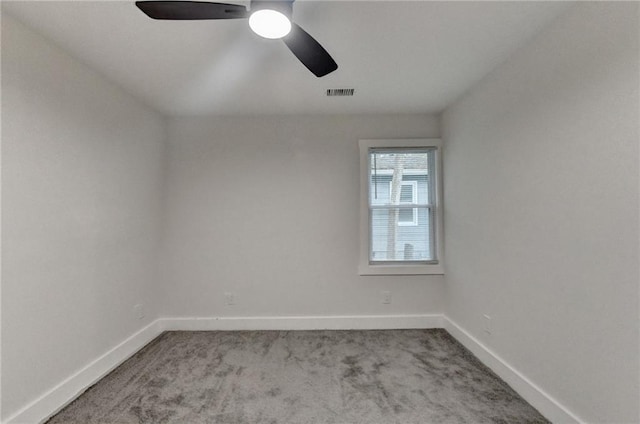 538 Center Hill Ave NW, Atlanta, GA 30318 - carpeted empty room featuring visible vents, baseboards, and ceiling fan