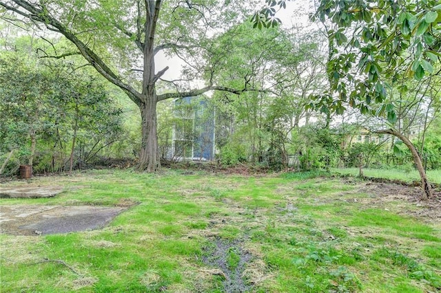 538 Center Hill Ave NW, Atlanta, GA 30318 - view of yard with a wooded view