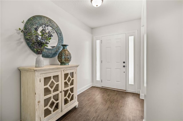 137 Evergreen Ridge Ct, Statham, GA 30666 - foyer featuring wood finished floors, baseboards, and a textured ceiling