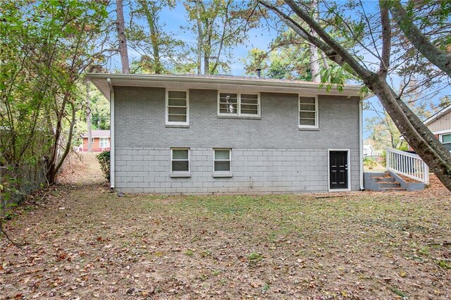view of rear view of house