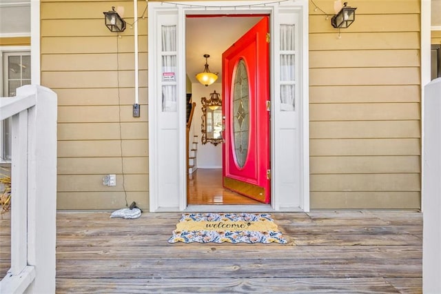 view of entrance to property