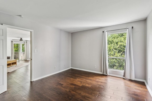244 13th St NE Unit 302, Atlanta, GA 30309 - unfurnished room featuring dark wood-style floors