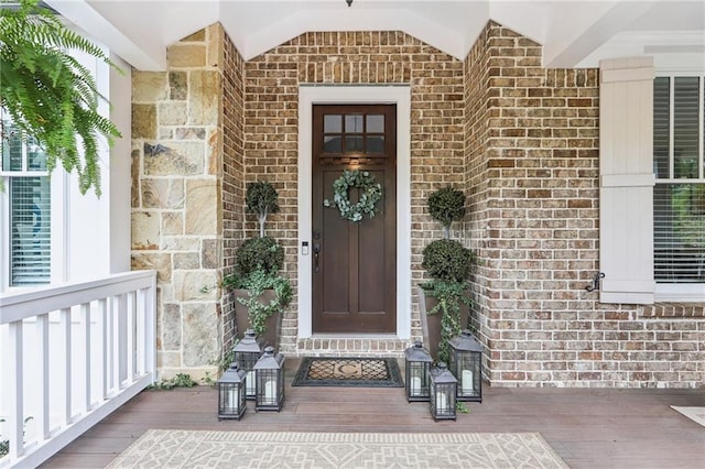 view of entrance to property