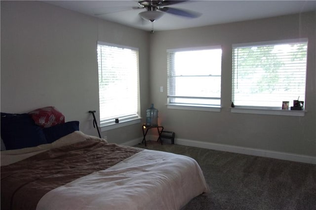 2814 Shellbark Rd, Decatur, GA 30035 - bedroom featuring carpet flooring, baseboards, and a ceiling fan