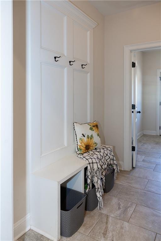 view of mudroom