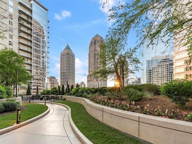 view of home's community with a view of city