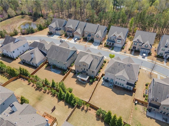 aerial perspective of suburban area