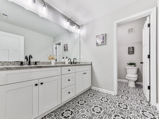 711 Carver Mill Rd, Talking Rock, GA 30175 - bathroom with double vanity and tile patterned flooring