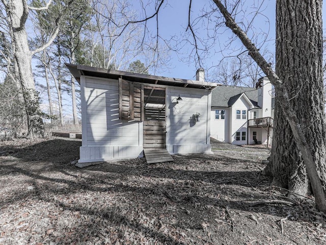 711 Carver Mill Rd, Talking Rock, GA 30175 - rear view of property featuring a chimney