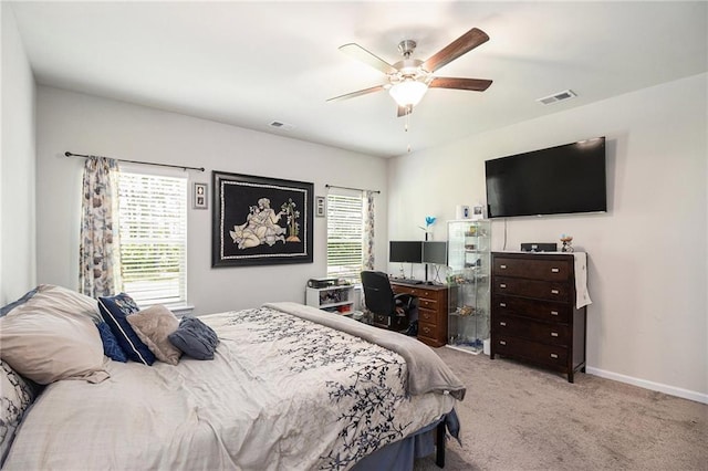 11 Rambling Oaks Dr NE, Rome, GA 30165 - carpeted bedroom with ceiling fan and baseboards