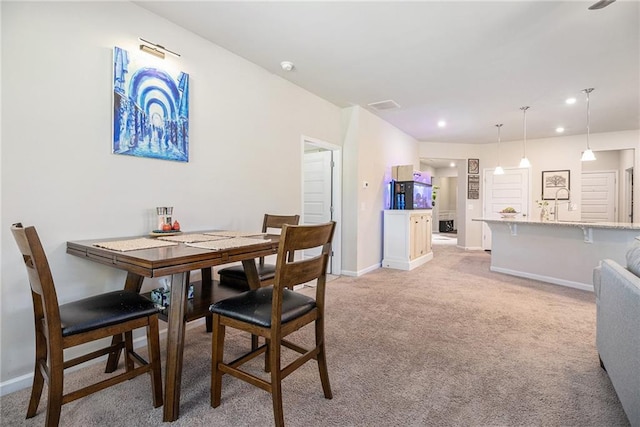 11 Rambling Oaks Dr NE, Rome, GA 30165 - dining space featuring light carpet and recessed lighting