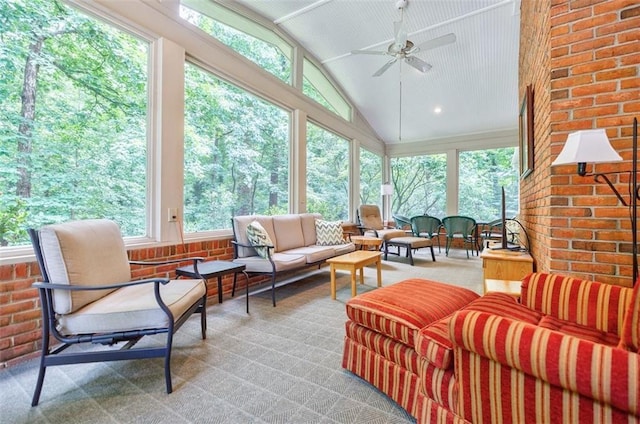3030 Spalding Dr, Sandy Springs, GA 30350 - sunroom with healthy amount of natural light and high vaulted ceiling