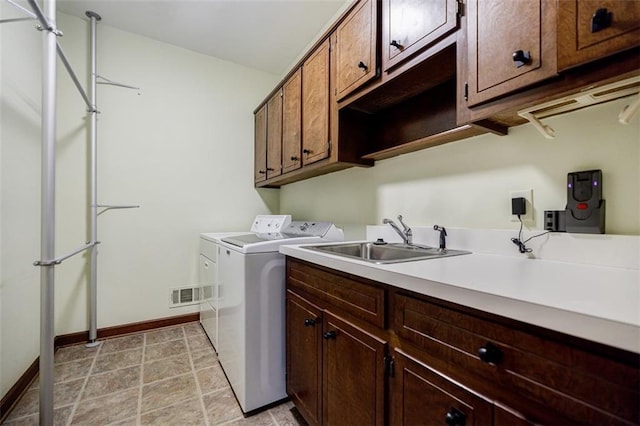 3030 Spalding Dr, Sandy Springs, GA 30350 - washroom featuring separate washer and dryer and cabinet space