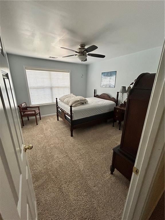 1038 Island View Ct, Buford, GA 30518 - carpeted bedroom featuring ceiling fan