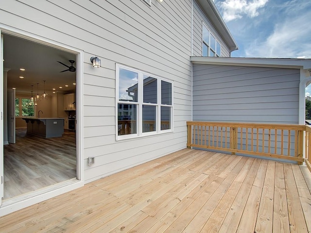 1976 Deco Dr, Kennesaw, GA 30144 - view of wooden deck