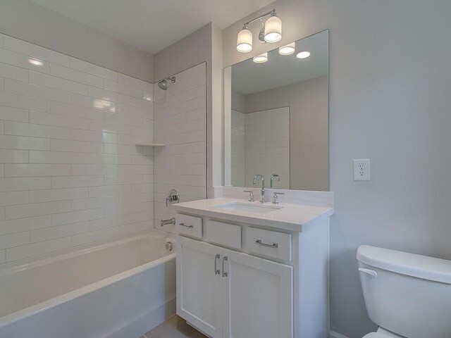 1976 Deco Dr, Kennesaw, GA 30144 - full bath featuring vanity, washtub / shower combination, and toilet