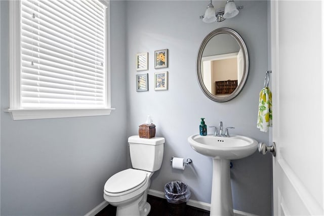 bathroom featuring toilet