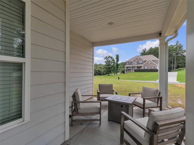 105 Lighthouse Cv SW, Adairsville, GA 30103 - view of patio featuring an outdoor hangout area