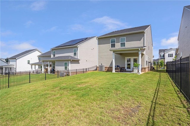 36 Mead Ct, Hoschton, GA 30548 - back of property with a fenced backyard and a residential view