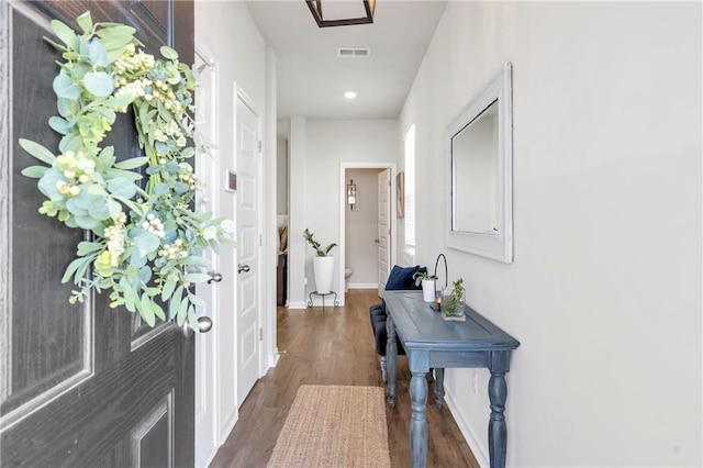 36 Mead Ct, Hoschton, GA 30548 - doorway with wood finished floors and baseboards
