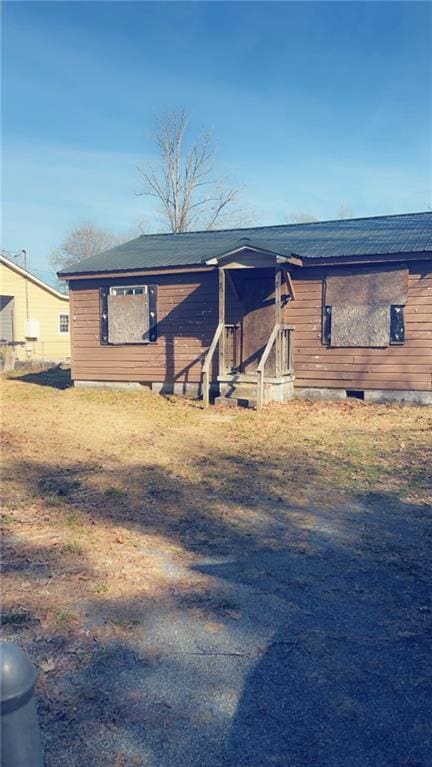 view of front of home