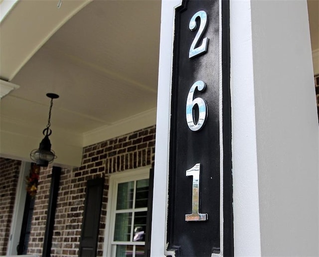 entrance to property with a porch