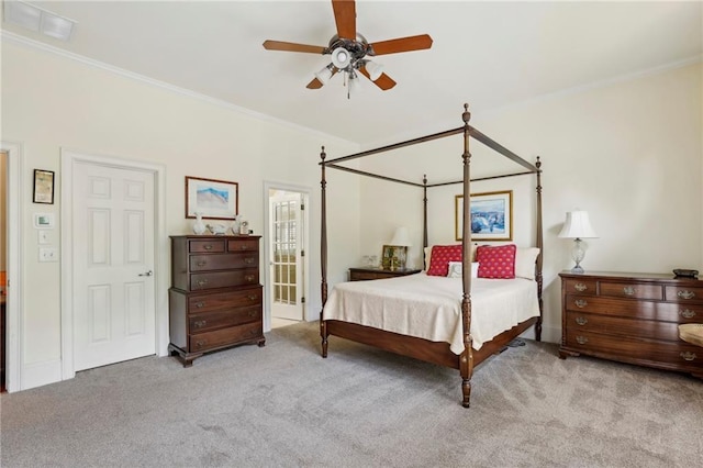 6259 Spalding Dr, Peachtree Corners, GA 30092 - bedroom featuring carpet floors and ornamental molding