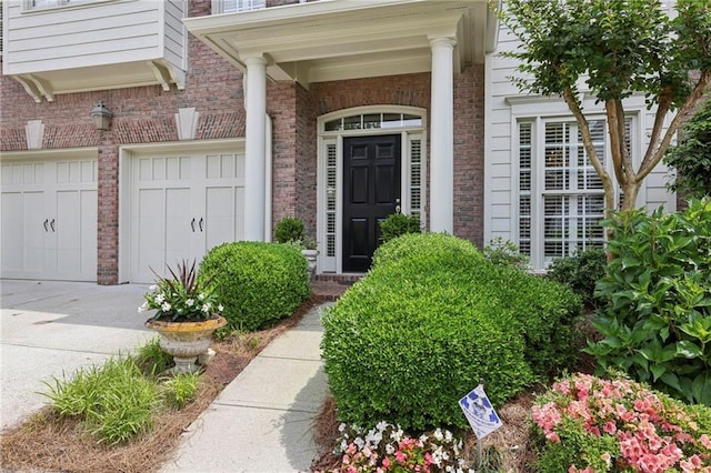 6259 Spalding Dr, Peachtree Corners, GA 30092 - property entrance with concrete driveway and brick siding