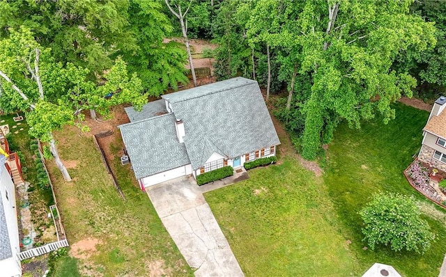 drone / aerial view