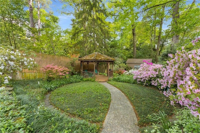 4 Arc Way NE, Atlanta, GA 30305 - view of yard with a gazebo